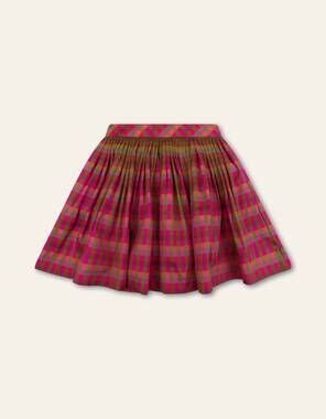 NEW OILILY girl's solo plaid skirt in multi